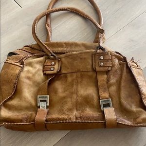 Old diesel leather bag